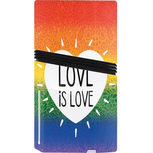 Love Is Love Rainbow PS5 Pro Disk Bundle  Skin